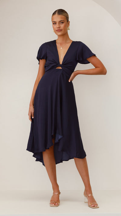 Load image into Gallery viewer, Sunny Daze Dress - Navy - Billy J
