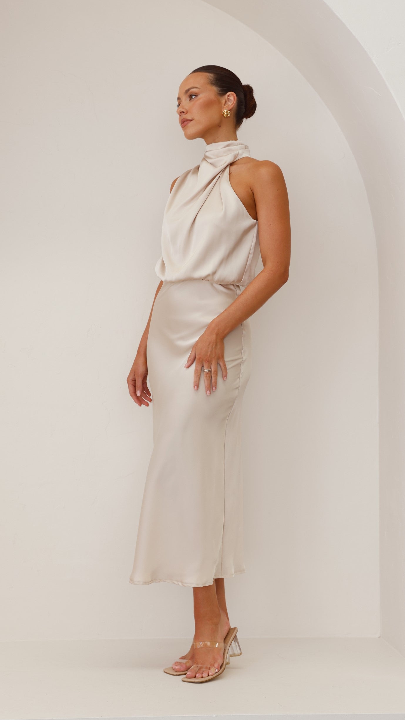 Esther Maxi Dress - Champagne - Billy J