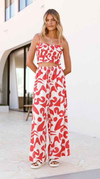 Load image into Gallery viewer, Gigi Pants - Florence Print - Billy J
