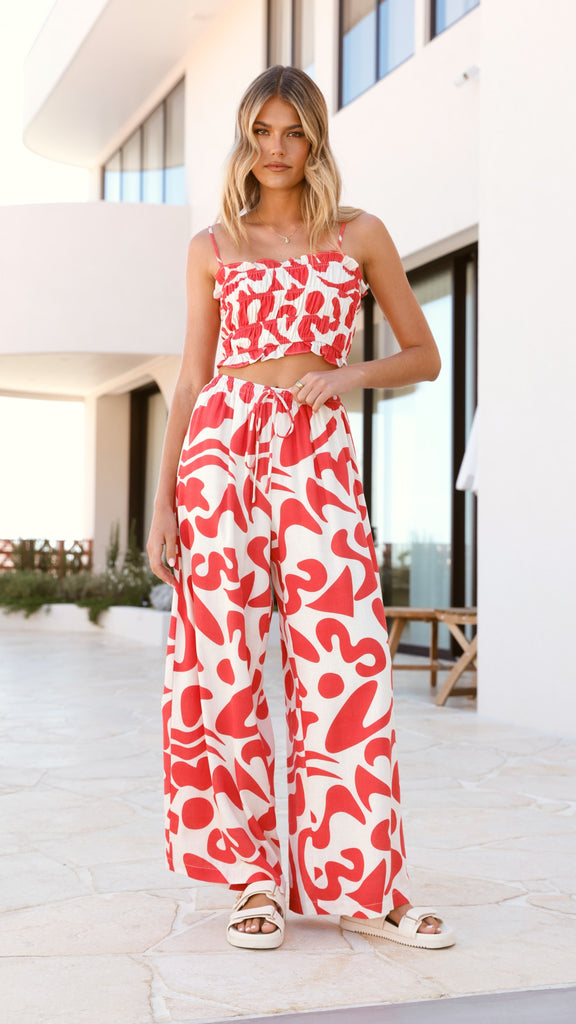 Gigi Pants - Florence Print - Billy J