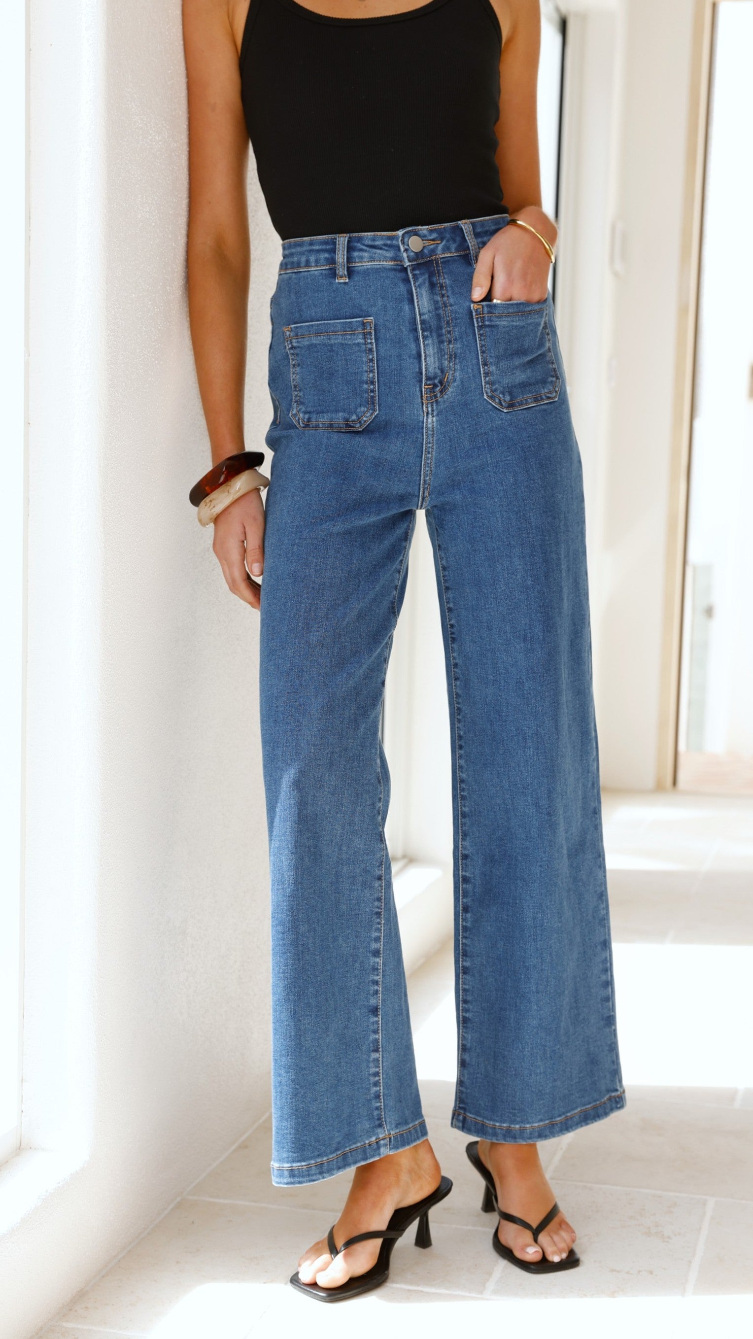 Macadrian Jeans - Mid Blue Denim - Billy J