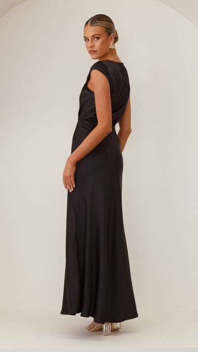 Load image into Gallery viewer, Selma Maxi Dress - Black - Billy J
