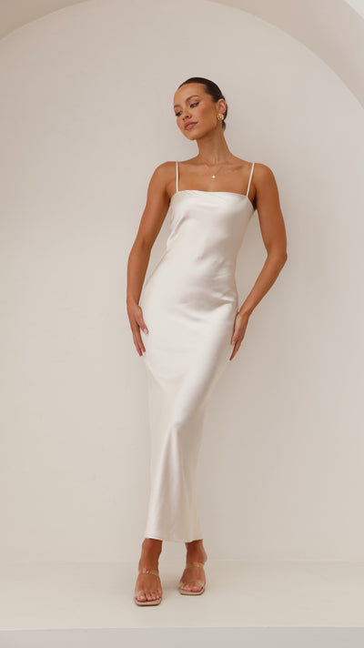 Load image into Gallery viewer, Keira Maxi Dress - Champagne - Billy J
