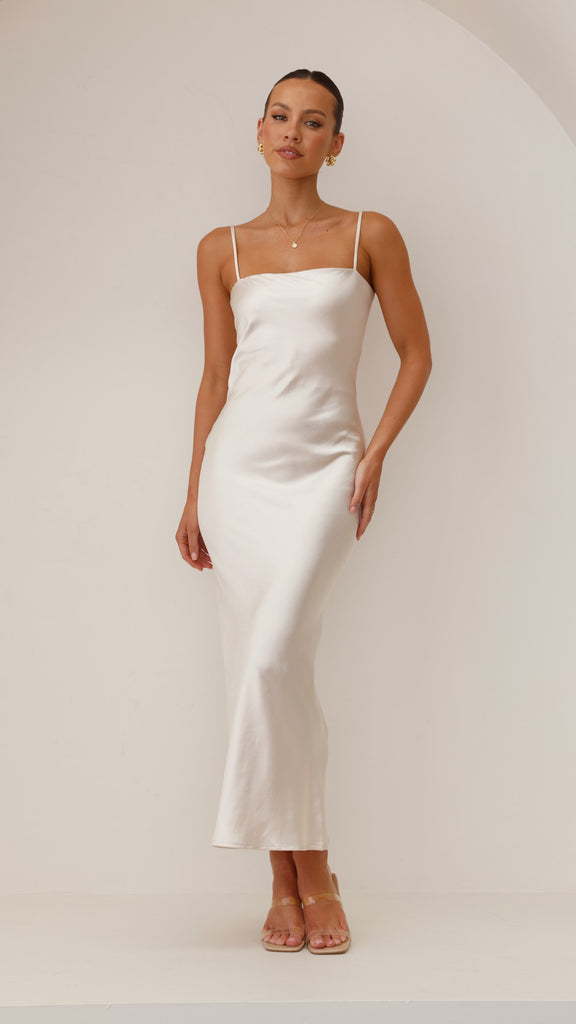 Keira Maxi Dress - Champagne - Billy J