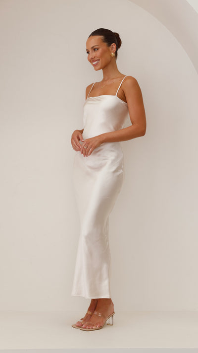 Load image into Gallery viewer, Keira Maxi Dress - Champagne - Billy J
