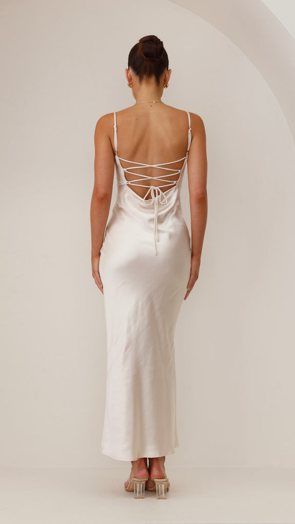 Keira Maxi Dress - Champagne - Billy J