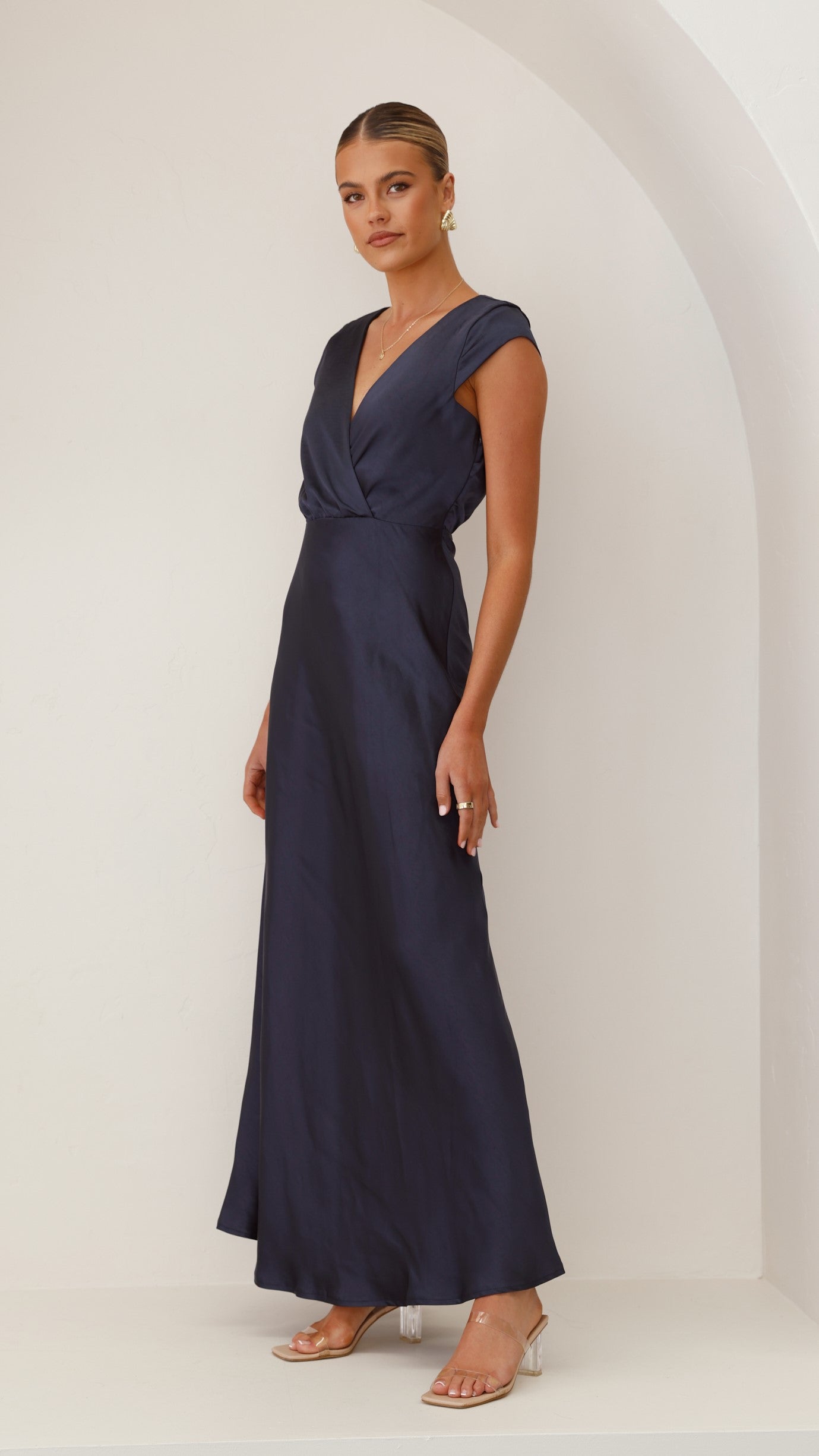 Selma Maxi Dress - Navy - Billy J