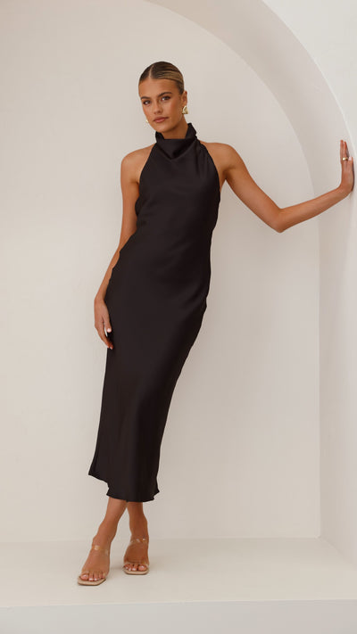 Load image into Gallery viewer, Rina Maxi Dress - Black - Billy J
