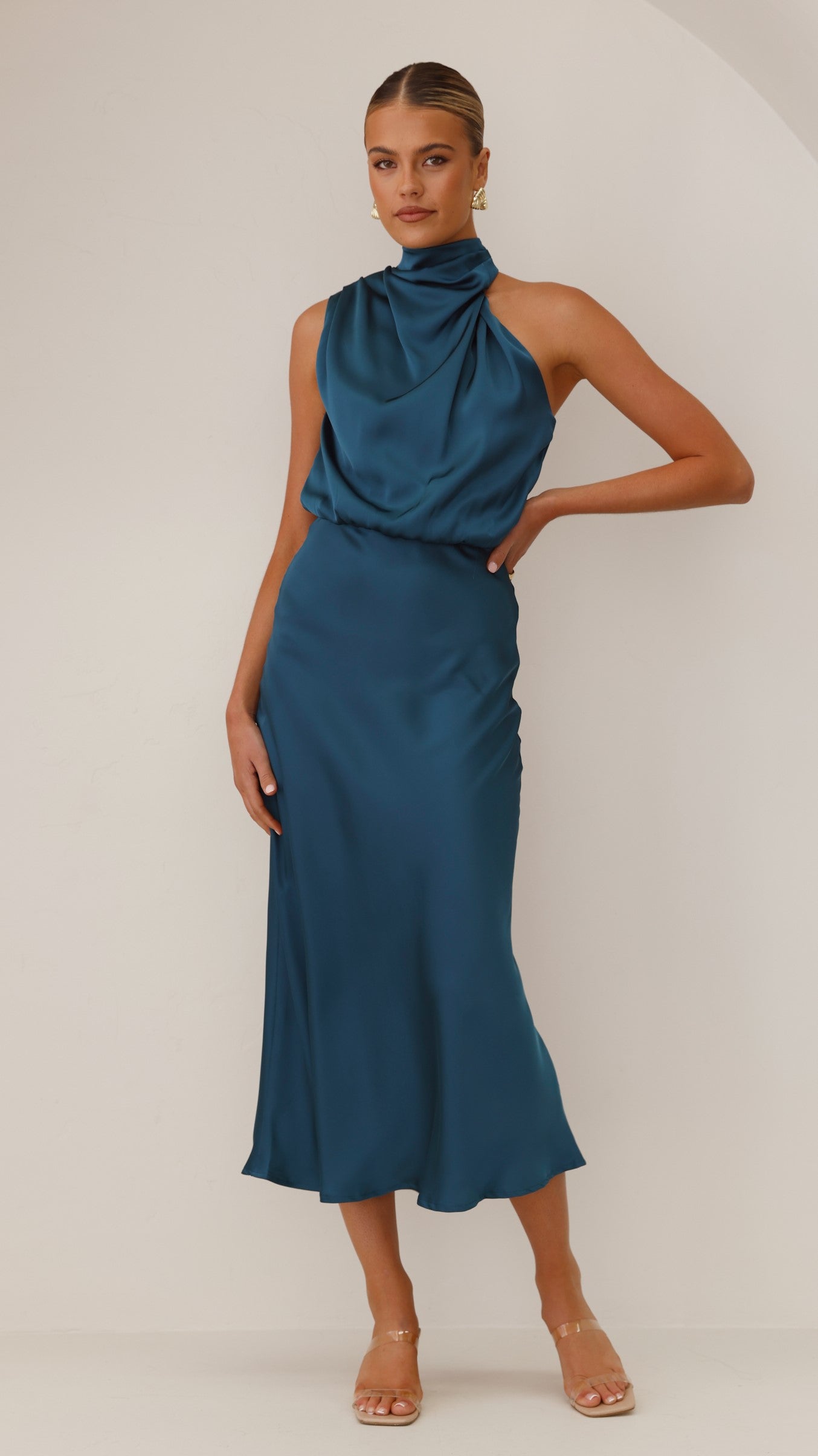 Esther Maxi Dress - Teal - Billy J