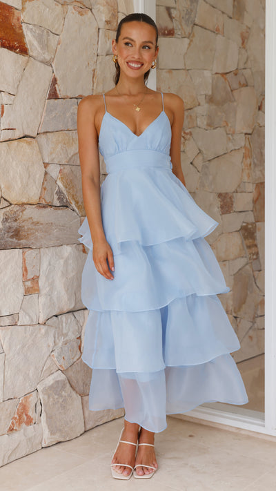 Load image into Gallery viewer, Shayla Maxi Dress - Blue
