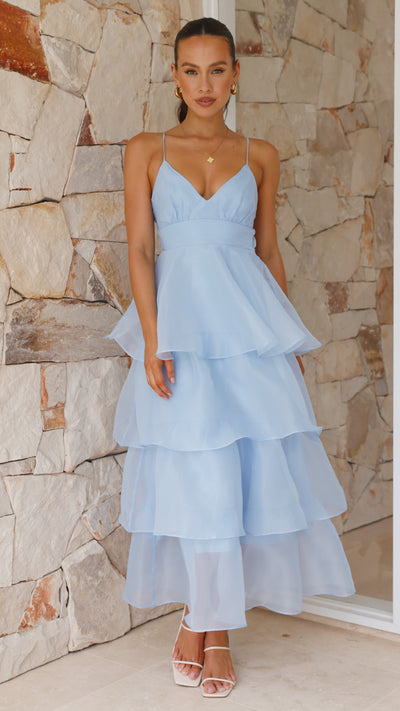 Load image into Gallery viewer, Shayla Maxi Dress - Blue
