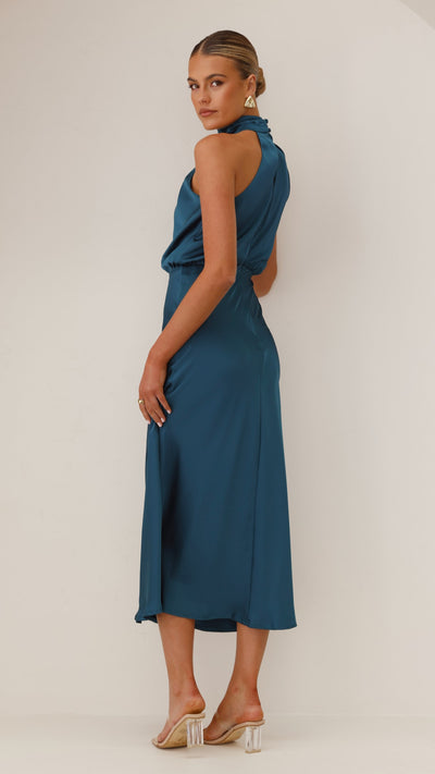 Load image into Gallery viewer, Esther Maxi Dress - Teal - Billy J
