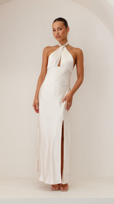 Load image into Gallery viewer, Amalia Maxi Dress - Champagne - Billy J
