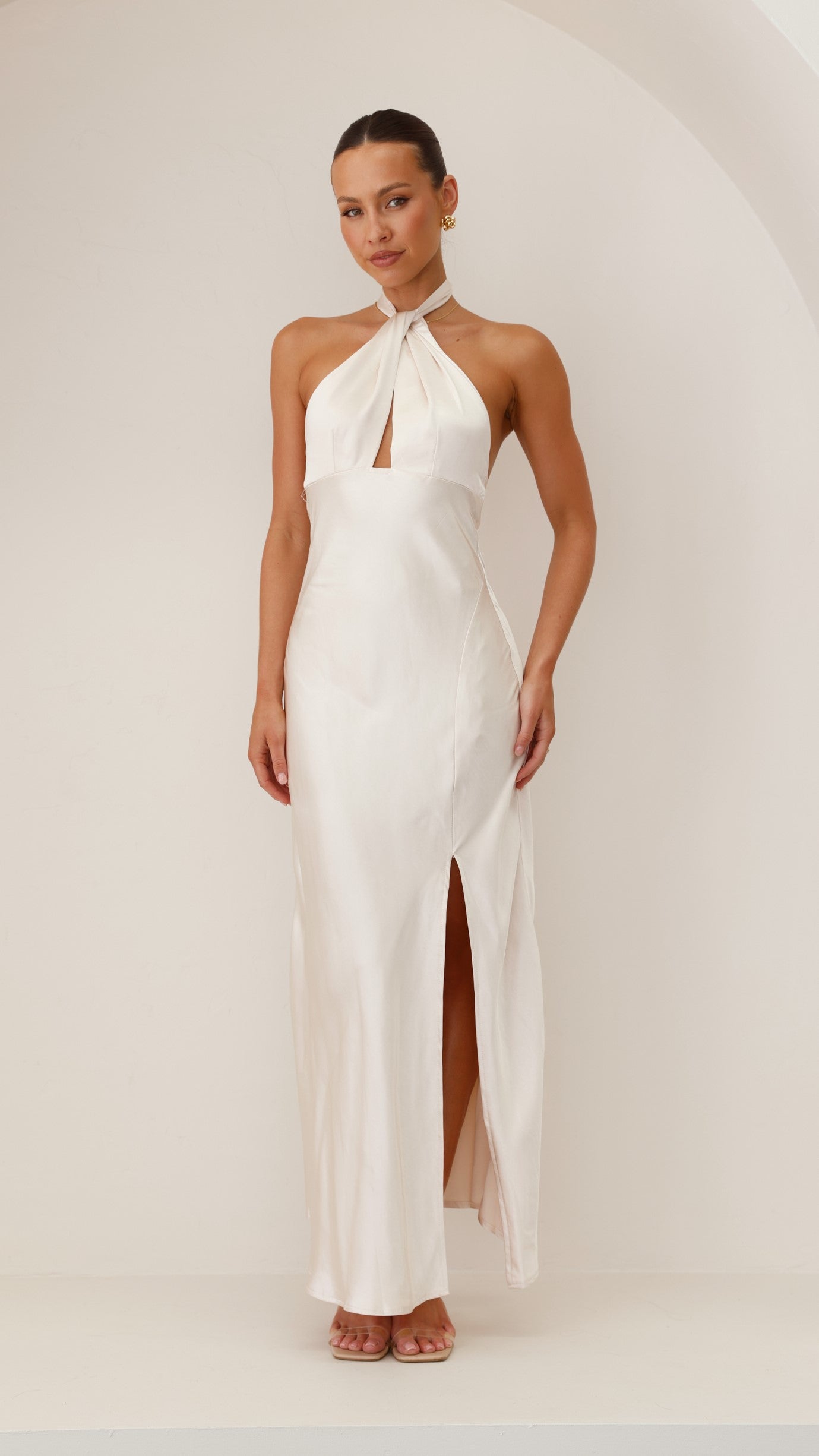 Amalia Maxi Dress - Champagne - Billy J