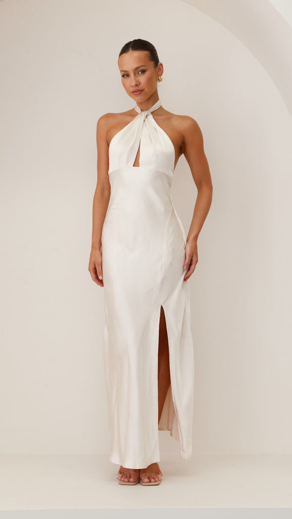 Amalia Maxi Dress - Champagne - Billy J