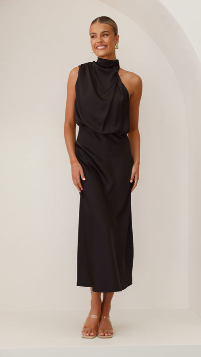 Load image into Gallery viewer, Esther Maxi Dress - Black - Billy J
