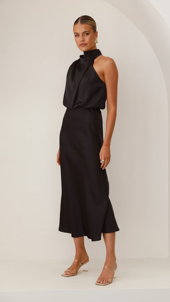 Esther Maxi Dress - Black - Billy J