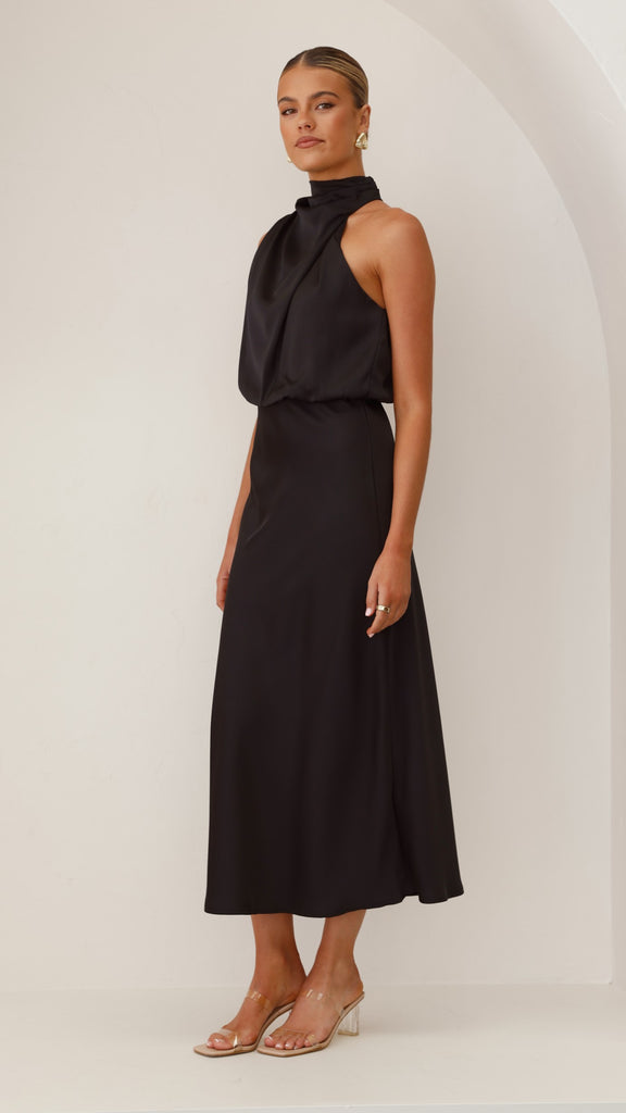 Esther Maxi Dress - Black - Billy J