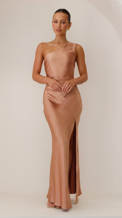 Load image into Gallery viewer, Victoria Maxi Dress - Clay - Billy J
