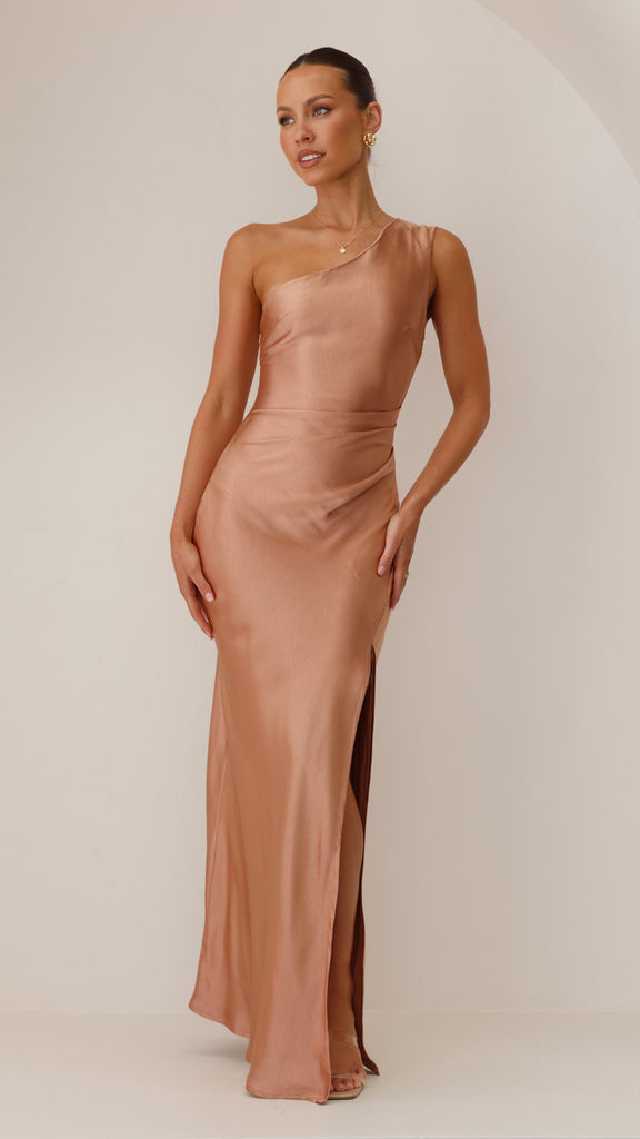 Victoria Maxi Dress - Clay - Billy J