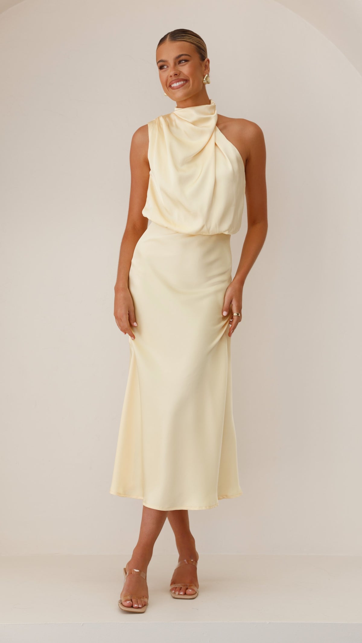 esther maxi dress billy j Esther Maxi Dress - Lemon - Buy Women's Dresses