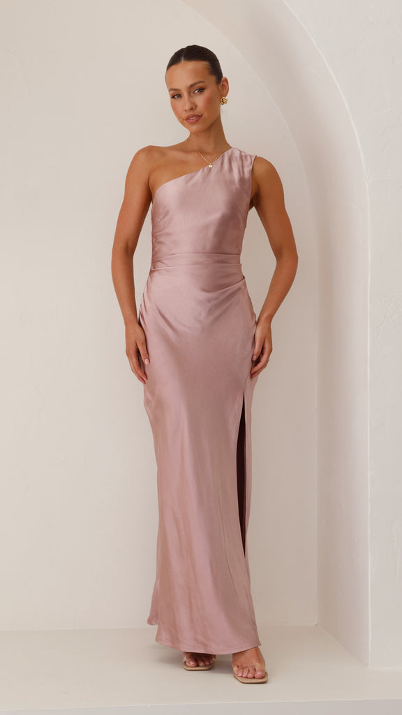 Victoria Maxi Dress - Dusty Pink - Billy J