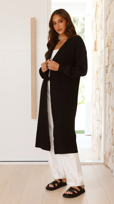 Load image into Gallery viewer, Lola Cardigan - Black - Billy J
