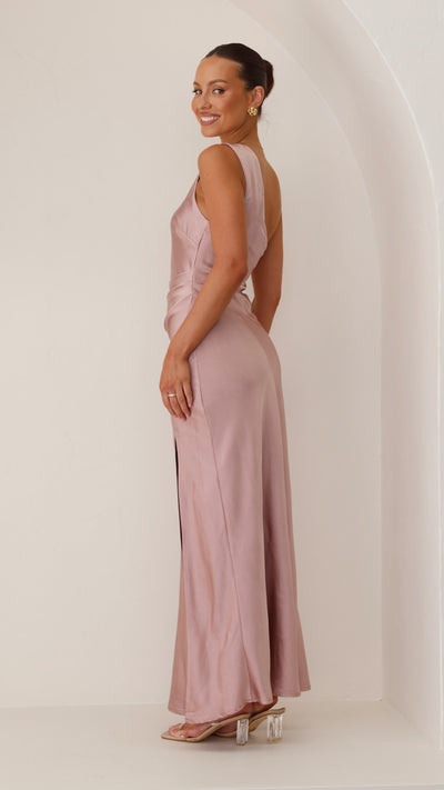 Load image into Gallery viewer, Victoria Maxi Dress - Dusty Pink - Billy J
