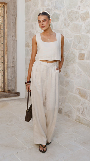 Tillie Pants - Oatmeal - Billy J