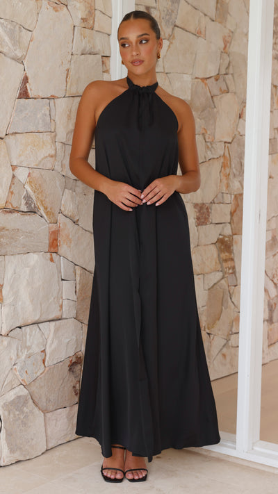 Load image into Gallery viewer, Monique Maxi Dress - Black
