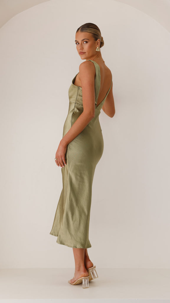 Sammie Maxi Dress - Olive - Billy J