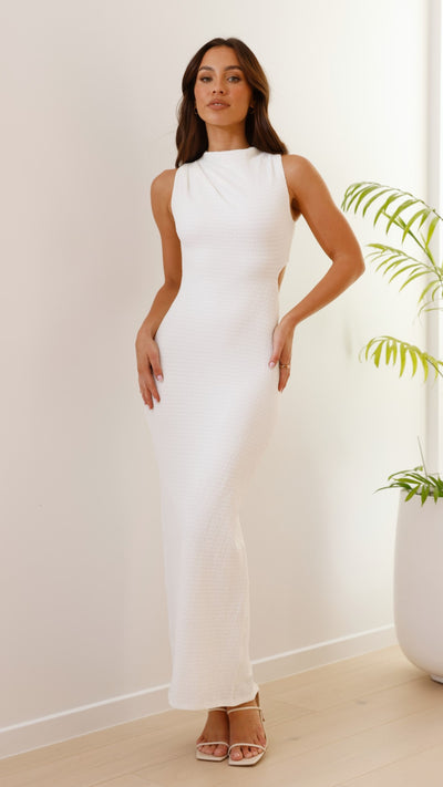 Load image into Gallery viewer, Belinda Maxi Dress - White - Billy J
