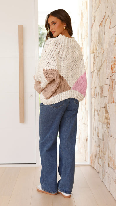 Load image into Gallery viewer, Nila Jumper - Pink Multi - Billy J
