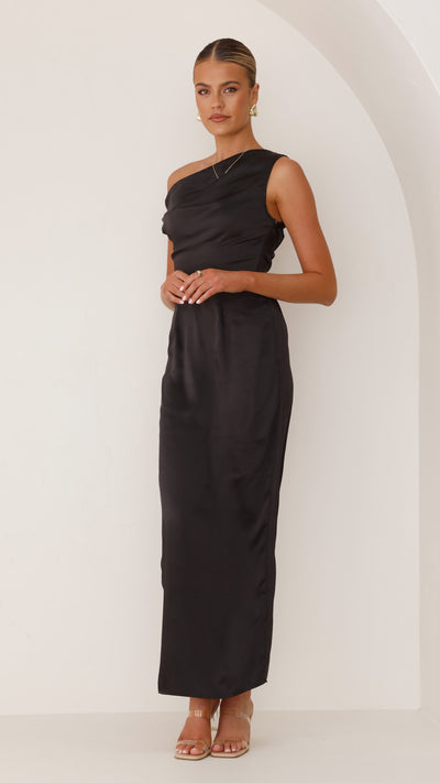 Load image into Gallery viewer, Harlowe Maxi Dress - Black - Billy J
