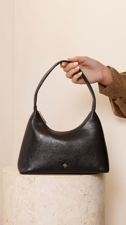 Sweetie Shoulder Bag - Black PU - Billy J