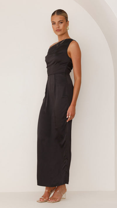 Load image into Gallery viewer, Harlowe Maxi Dress - Black - Billy J
