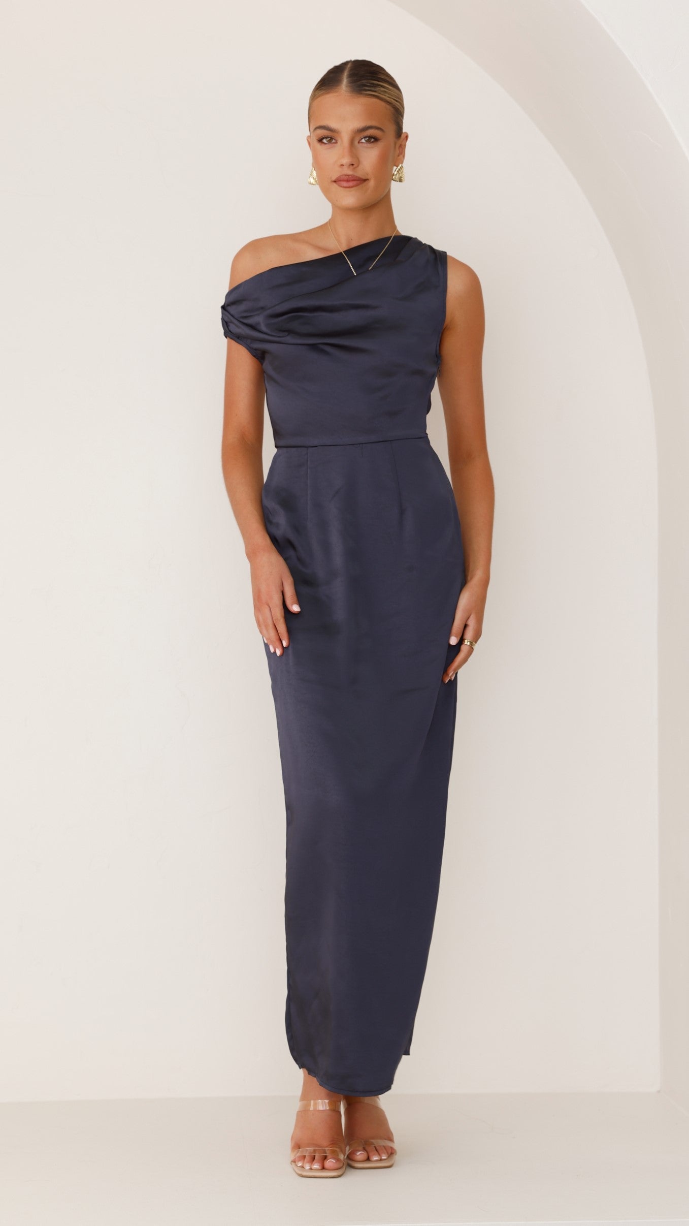 Harlowe Maxi Dress - Navy - Billy J