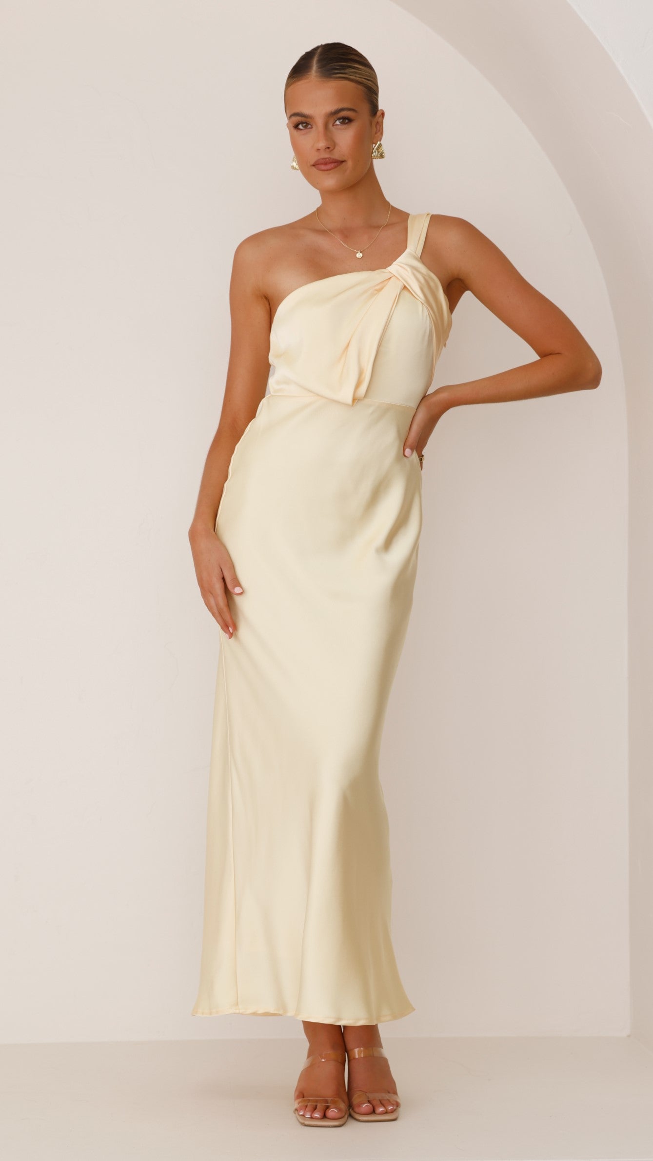 Greta Maxi Dress - Yellow - Billy J