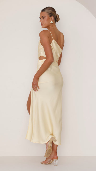 Load image into Gallery viewer, Nyla Maxi Dress - Yellow - Billy J
