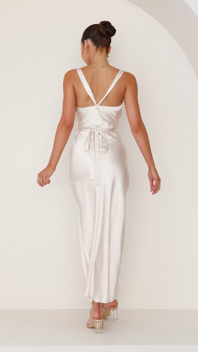 Load image into Gallery viewer, Zendaya Maxi Dress - Champagne - Billy J
