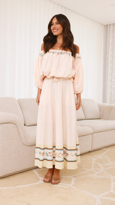 Load image into Gallery viewer, Lainey Maxi Skirt - Peach - Billy J
