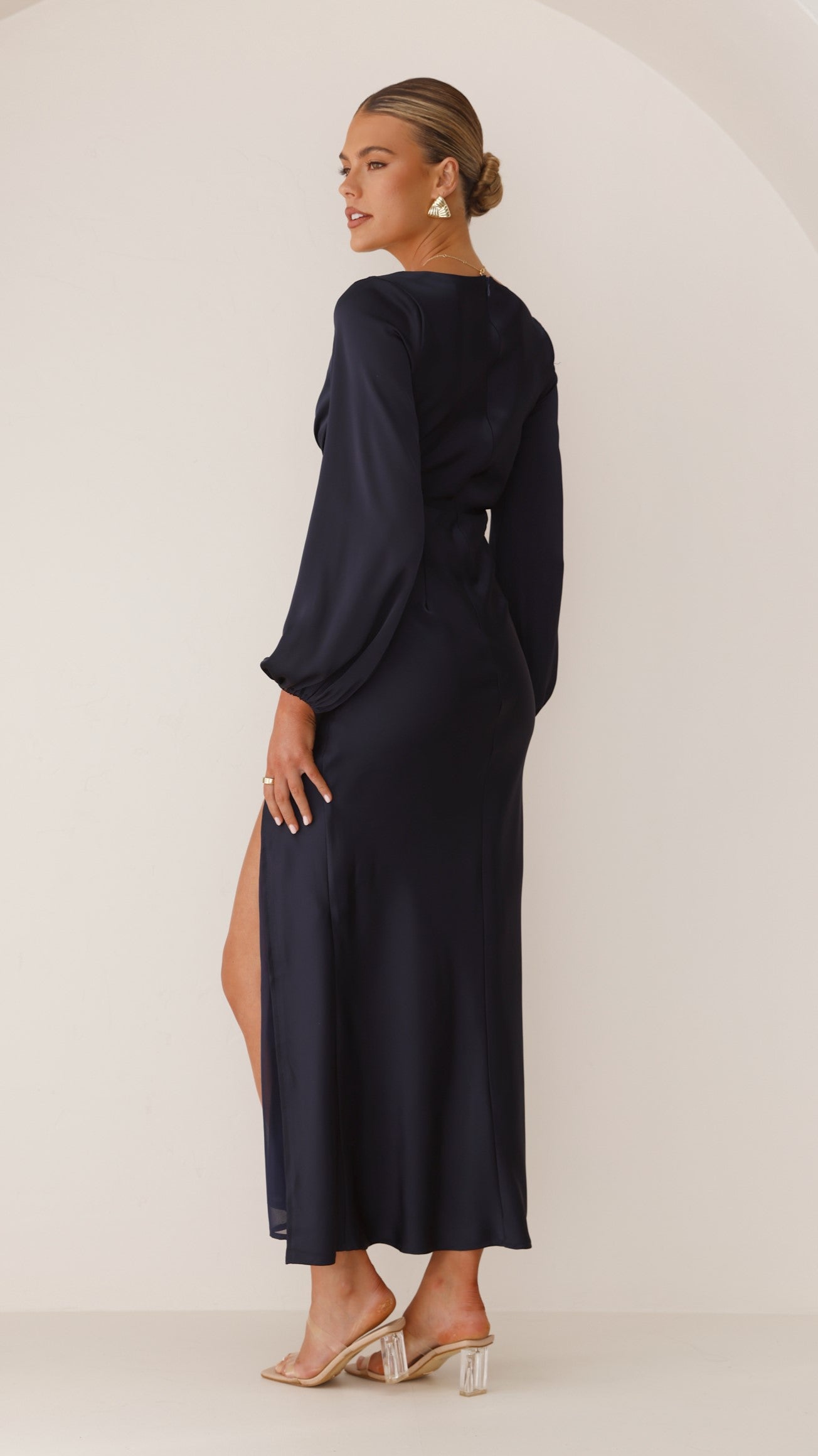 Brigitte Maxi Dress - Navy - Billy J