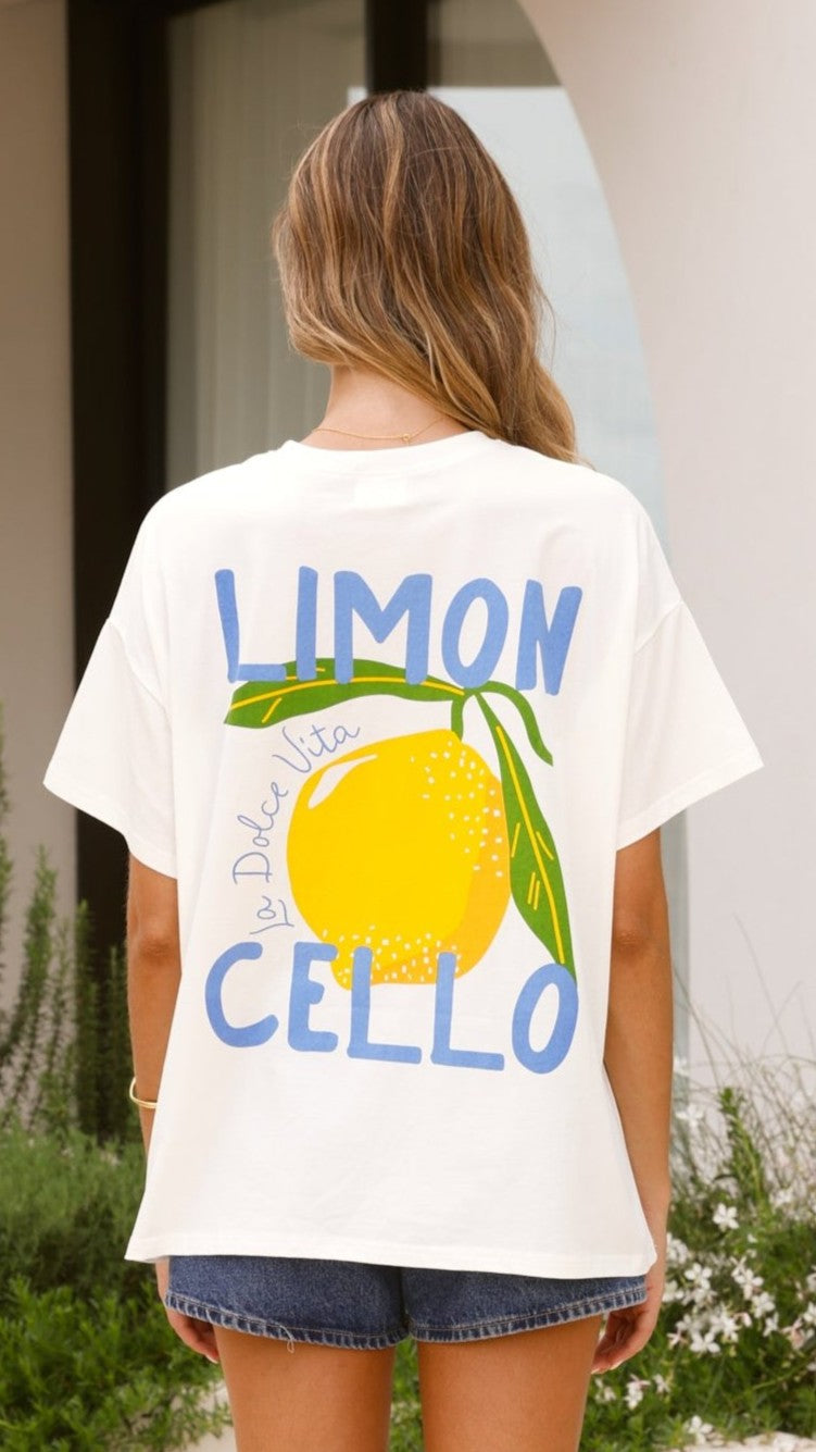 Limoncello Tee - White - Billy J