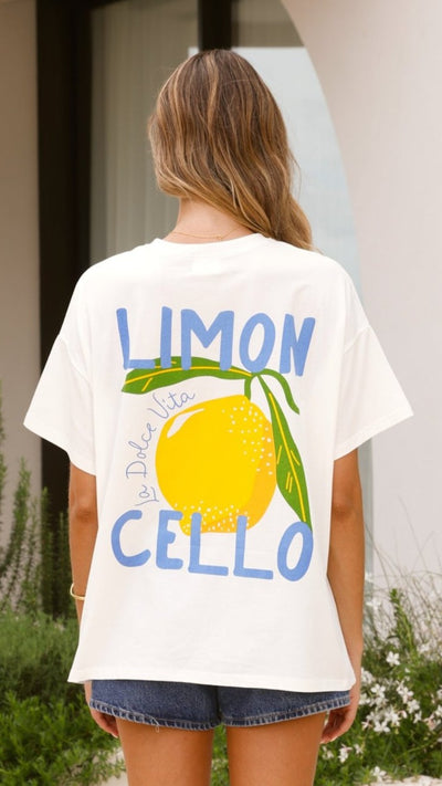 Load image into Gallery viewer, Limoncello Tee - White - Billy J
