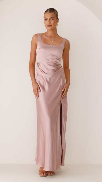 Load image into Gallery viewer, Alaria Maxi Dress - Dusty Pink - Billy J
