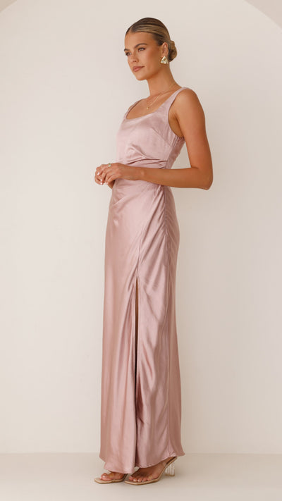 Load image into Gallery viewer, Alaria Maxi Dress - Dusty Pink - Billy J
