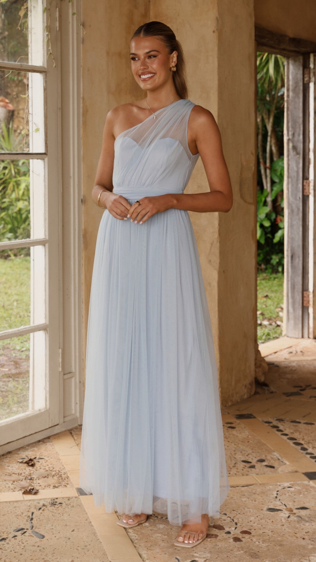 Talissa Tulle Maxi Dress - Blue - Buy Women's Dresses - Billy J