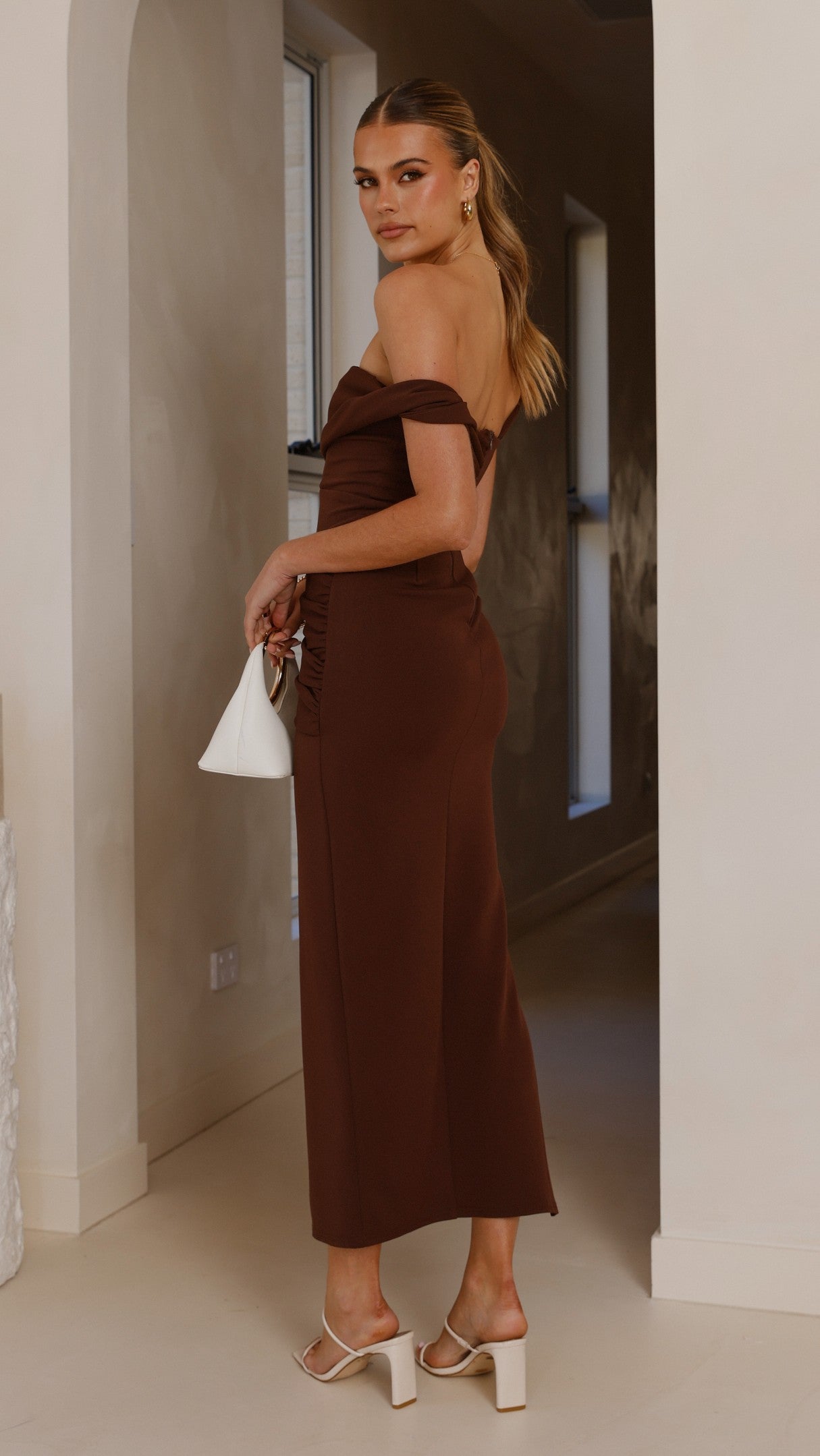 Gardenia Maxi Dress - Chocolate - Billy J