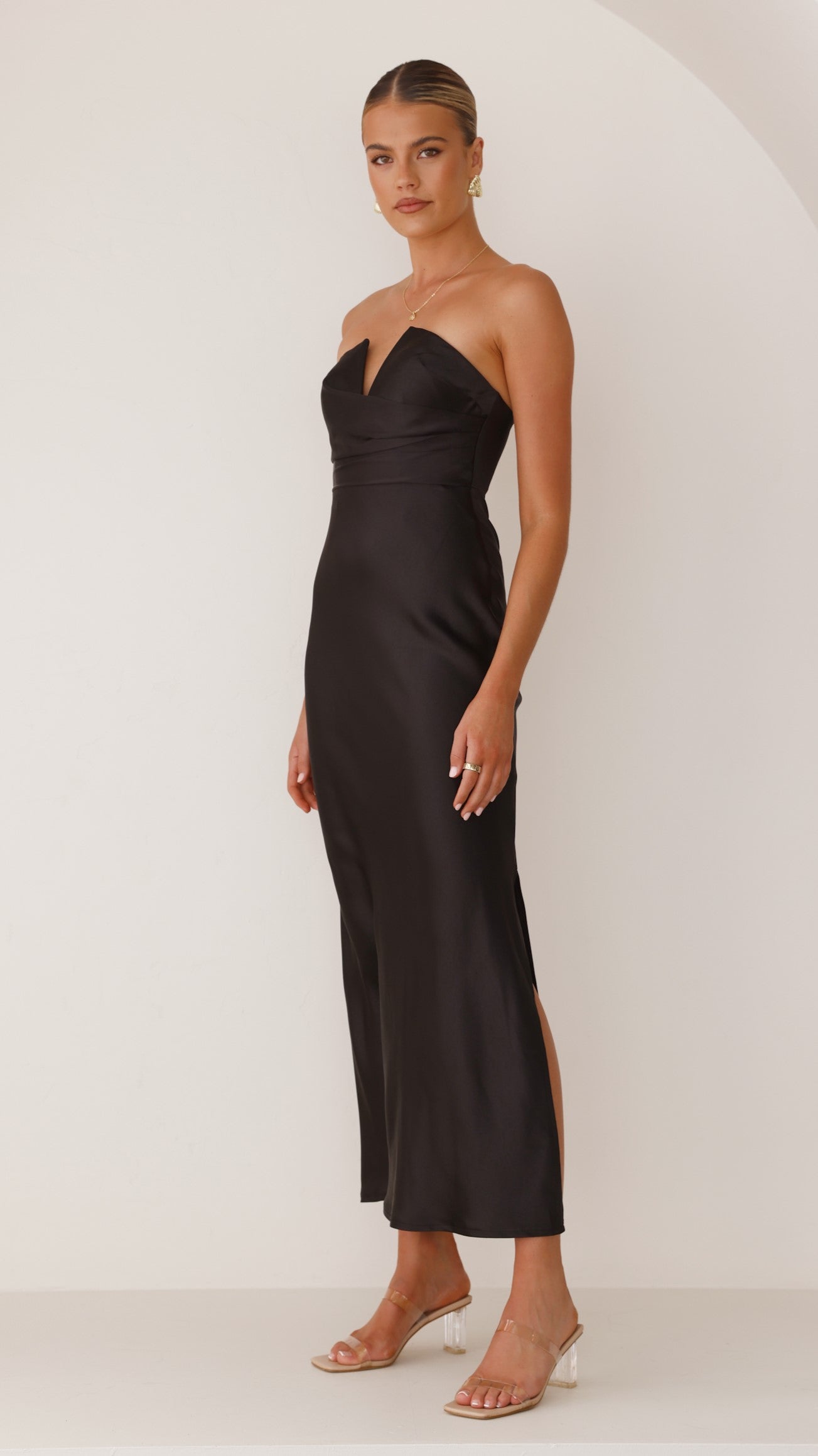 Valerie Maxi Dress - Black - Billy J