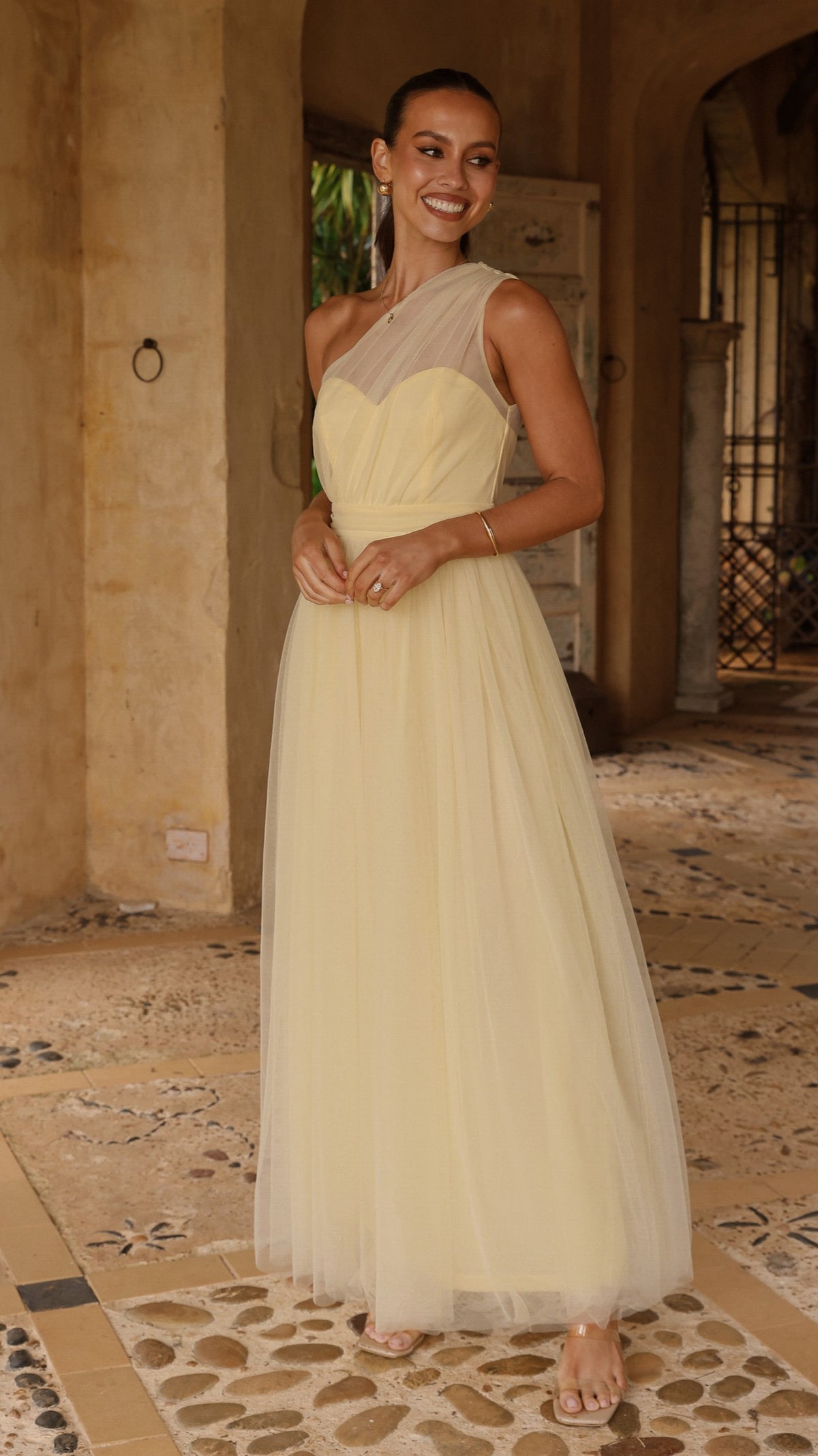 talisa maxi dress - gold Talissa Tulle Maxi Dress - Yellow - Buy Women's Dresses